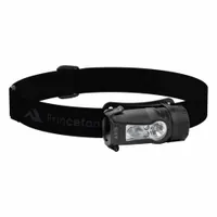 This rechargeable headlamp provides a maximum brightness of 450 lumens and a maximum run time of 100 hours. It is suited for hands-free illumination in tasks such as maintenance, inspection, and outdoor work where reliable, long-lasting light is required