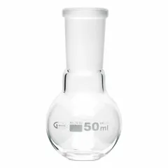 Boiling Flask, 50 mL, Round, Colorless, 24/40 Stopper