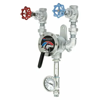 LEONARD VALVE Hose Station: 9 gpm Max. Flow Rate, 3/4 in, FNPT x MGHT - Hose Stations