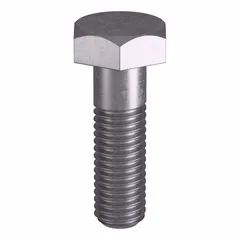 Structural bolt made from stainless steel, Grade B8M, plain finish. Thread size 1/2"-13, length 1 3/4 in. Meets ASTM A193 material quality and ASME B18.2.1 dimensional standards. Supplied in a 5-pack. Suitable for high-temperature and corrosive environments, commonly used in pressure vessels, flanges, and piping systems.
