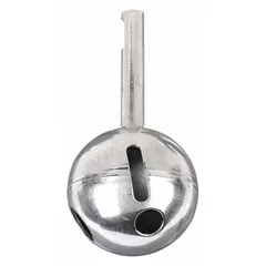 This replacement ball cartridge is made of stainless steel and is designed for use with Delta-Delex series faucets. It serves as a direct-fit component to restore proper water flow and handle operation in residential or commercial plumbing systems.