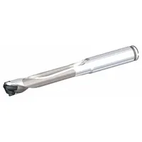 Modular drill tip for general drilling applications in metalworking. Used with compatible drill bodies to produce holes in steel, stainless steel, and cast iron. Manufacturer part number 3851579