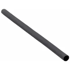 This heat shrink tubing features a 0.5 in inner diameter before shrinking and 0.25 in after shrinking, with a 6 in length. The adhesive lining provides a waterproof seal for electrical insulation and strain relief. Suitable for protecting wire splices, terminals, and connectors in various applications.