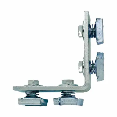 DAKOTA SYSTEMS Steel Corner Angle Plate with Channel Nut Assembly - Angle Plates
