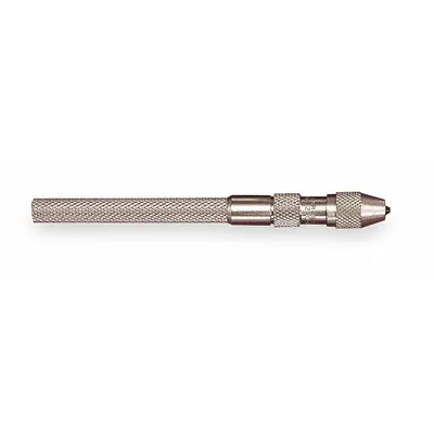 STARRETT Pin Vise: Pin Vise, 1.9 mm Max Size - mm, 0.025 in Min Size - Inch, Knurled Grip - Pin Vises