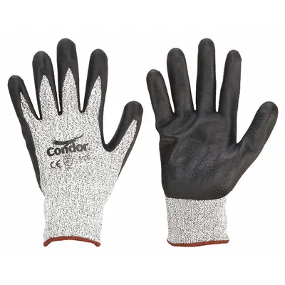 OEM Coated Gloves: L ( 9) - Light-Duty Cut-Resistant Gloves with Nitrile Coating