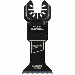 Open-back universal OIS mounted blades for straight cutting applications. Each blade has an overall length of 4 1/4 in. Suitable for use in demolition, remodeling, and HVAC work where precise plunge or flush cuts are needed in wood, drywall, plastics, and non-ferrous metals. Sold in a 25-pack.