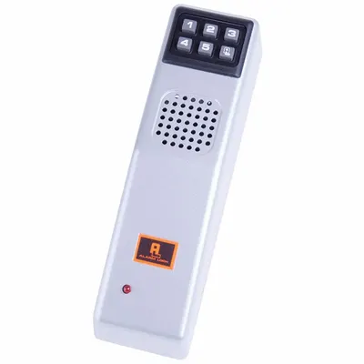 ALARM LOCK Exit Door Alarm: 9 V DC, Rim, Gray, Aluminum, Sweep - Standard Door Alarms