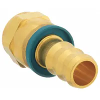 Barbed Hydraulic Hose Fitting: -6 For Hose Dash Size, For 3/8 in Hose I.D., SAE x Hose Barb (MPN 4739-6B)