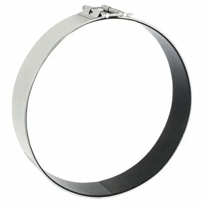 DUCTMATE Round Duct Connector Clamp, 18 in, Double Bolt, Steel, Neoprene - Round Duct Connector Clamps