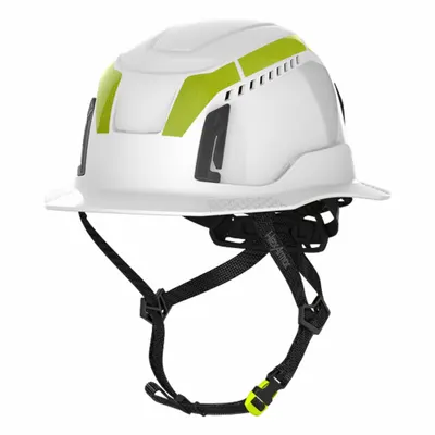 HEXARMOR Helmet Sticker: 11 1/2 in Ht, 4 in Wd, Hi-Vis/Reflective, Yellow (MPN 17-23009Y) - Safety