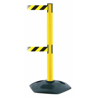 TENSABARRIER Pattern Retractable Belt Post Barrier - Pattern Retractable Belt Post Barriers
