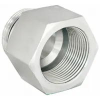 Hydraulic Hose Adapter: 1 1/4 in x 1 1/4 in Fitting Size, Female x Male, NPTF x ORB, Rigid, Straight (MPN 2216-20-20S)