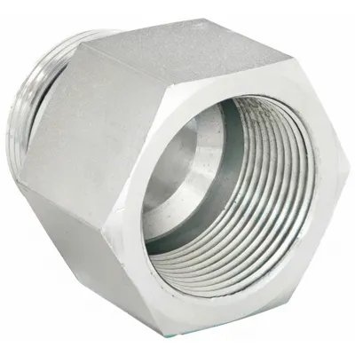 AEROQUIP 2216-20-20S ORB-to-NPTF Steel Hydraulic Hose Adapter - ORB-to-NPTF Steel Hydraulic Hose Adapters