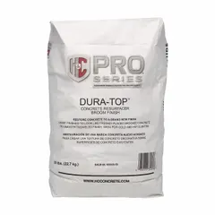 This cement-based concrete resurfacer is designed for repairing and refinishing worn or spalled concrete surfaces. It provides a slip-resistant broom finish suitable for driveways, walkways, and patios. The product comes in a 50 lb bag, gray in color, with a coverage range of 180-200 sq ft and contains no VOC.