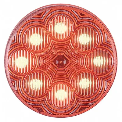MAXXIMA Clearance Marker Light: Clearance Light, LED, Round, Surface Mount, Red - Clearance Lights
