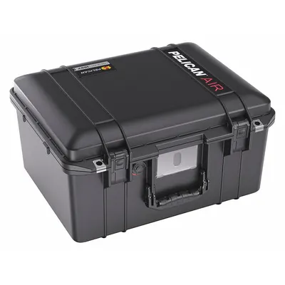PELICAN 1557AIRNF Lightweight Suitcase-Style Case, No Foam, Black, Stationary - Lightweight Suitcase-Style Cases