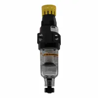 PARKER Filter Regulator: 14 Series, 1/4 in NPT, 18 scfm, 5 micron, 0 psig to 125 psig, Manual Drain (MPN 14E11B13FC)