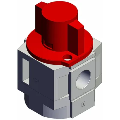 SMC Air Line Valve: 1/2 in NPT, 1/2 in NPT Outlet Size, 125 psi Max Op Pressure - SMC Compressed Air Line Pressure-Relief Lockout Valves for FRLs