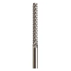 Tungsten carbide routing bits for cutting precise openings in tile. Each bit has a 1/8-inch drill bit diameter and 3/4-inch cutting depth. Suitable for creating holes for electrical boxes, plumbing cutouts, and similar tile installations.
