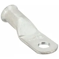 WESTWARD Lug: Crimpable Side Terminal, Crimp/Solder, Copper/Tin, 4 ga, 1/4 in Stud Size, Straight (MPN 23YZ67)