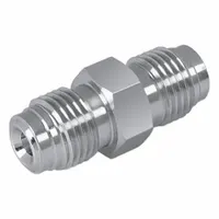 Compression Fitting Union: 1/4 in OD x 1/4 in OD Fitting Size, Stainless Steel (MPN PUM1/4E)