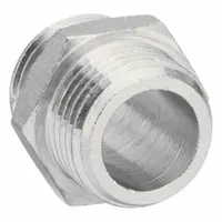 LEGRIS Metal Pipe Straight: Straight, 1/2 in x 1/2 in, Male BSPP Threaded x Male BSPP Threaded (MPN 0901 00 21)