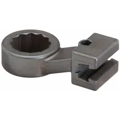 This 12-point box end torque wrench head is designed for use with compatible torque wrenches to apply precise torque to fasteners. It features a 27 mm size and a 1-5/16 in drive size, suitable for industrial assembly, maintenance, and repair applications where accurate torque control is required.