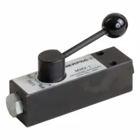 The ENERPAC MHV1 is a modular holding valve for hydraulic systems, designed to maintain system pressure in applications such as clamping, pressing, and lifting circuits. It has an overall height of 3.31 inches and an overall length of 5.06 inches