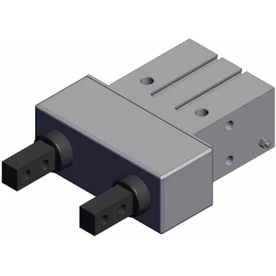 SMC Parallel Gripper: 22 mm Stroke Lg, 15 psi to 87 psi, 87 psi Max Op Pressure - Two-Finger Parallel Grippers