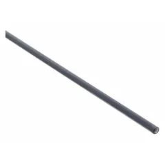 PVC Type 1 welding rods, round profile, 5/32 in diameter by 48 in length, gray color. Packaged 1 lb net weight, 23 pieces per pack. Used for hot-air welding of rigid PVC components in chemical processing, water treatment, and ventilation systems.