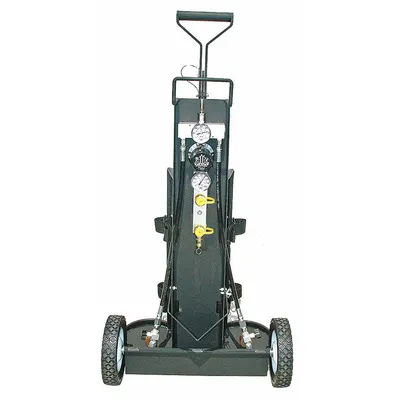 AIR SYSTEMS INTERNATIONAL Air Cylinder Cart: 2216 psi Low Pressure Cylinders, 2,216 psi Max Pressure - Cylinder Carts for SCBA