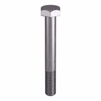Heavy Hex Bolt: Stainless Steel, Grade B8, Plain, 1/2"-13 Thread Size, 4 in lg, 10 PK (MPN ZBOLT-5027)