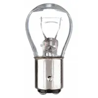 APPROVED VENDOR Incandescent Bulb: Incandescent, Double Contact Index (BAY15d), (S) Sign, S8, 12V AC (MPN 7528-2PK)