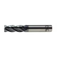 OSG Corner Chamfer End Mill: Carbide, TiAlN Coated, 4 Flute, 1" Mill Dia, 2" LOC, 0.02" Chf, 5" OAL (MPN VG436-1001)