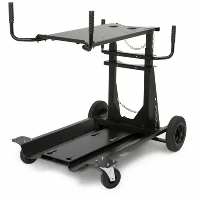 LINCOLN ELECTRIC K3059-4 Rear Wheeled Cart for Flextec 650X - Lincoln Welder & Cylinder Rack Carts