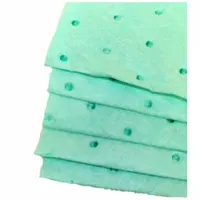 Bench Pad: Polypropylene, 15 in Overall Lg, 9 1/2 in Overall Wd, 3/50 in Thick, 15 in, Green