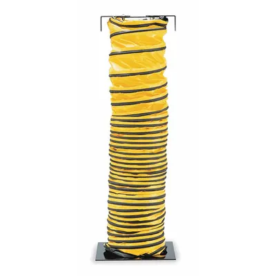 ALLEGRO Blower Ducting: 12 in Dia, 15 ft Lg, For Use With Blowers, Black/Yellow - Ducts for Confined Spaces