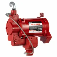 FILL-RITE Electric Drum Pump: 35 gpm Max. Flow Rate, 230 V AC, 3/4 hp HP, Pump with Anti-Siphon Kit (MPN FR313V)