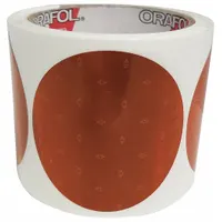 Reflective Tape: Construction/Emergency Vehicles/Trucks and Trailers, Amber, 3 in Wd, 3 in Lg (MPN V32-1749-030026)