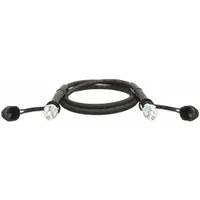 This 6 ft hydraulic hose assembly features a black rubber tube and M Coupler x M Coupler fittings. Designed for high-impulse hydraulic jacking systems, it is suitable for demanding fluid transfer applications in construction, mining, and industrial environments