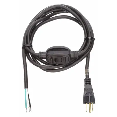 OEM Power Cord: 8 ft Lg - General Purpose Power Cords with On/Off Switch