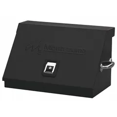 This heavy-duty triangular top chest from MONTEZUMA provides a stable work surface and secure storage for tools and equipment. With an overall width of 23 3/8 in and depth of 13 3/4 in, it is suited for use in workshops, garages, and industrial maintenance facilities.