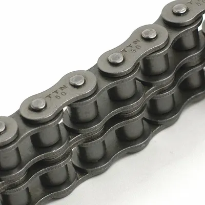 TRITAN Roller Chain: Double Strand, 60, 3/4 in Pitch, Carbon Steel, 10 ft Overall Lg - Standard Roller Chains