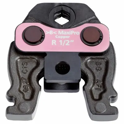 ROTHENBERGER Press Jaw: 1/2 in Pipe, Copper, For MaxiPro - Jaws for Compact Press Tools