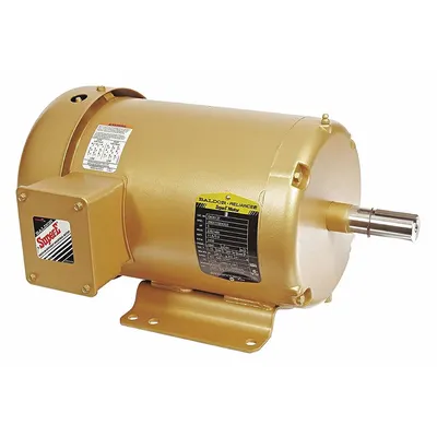 BALDOR General Purpose Motor: Rigid Base Mount, Totally Enclosed Fan Cooled, 5 hp - Rigid Base 3-Phase General Purpose AC Motors