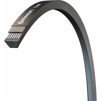 CONTINENTAL V-Belt: D158, 163 in Outside Lg, 1 1/4 in Top Wd, 3/4 in Thick - D Section V-Belt