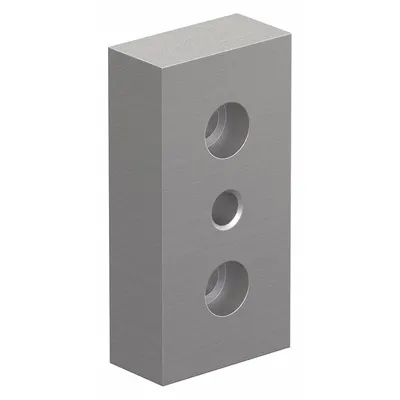 80/20 15 Series Center Tap Base Plate - Base Plates for Threaded-Stem Feet & Casters