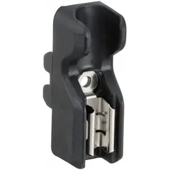 Replacement bit clip holder for DEWALT cordless drill/driver kits. Attaches to the tool for on-board storage of drill bits, keeping them accessible during use. Helps prevent bit loss and improves workflow efficiency.