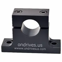 Linear Shaft Support: SBL, For 1 1/4 in Shaft Dia, Anodized Aluminum, Linear Shafting (MPN SBL-20)